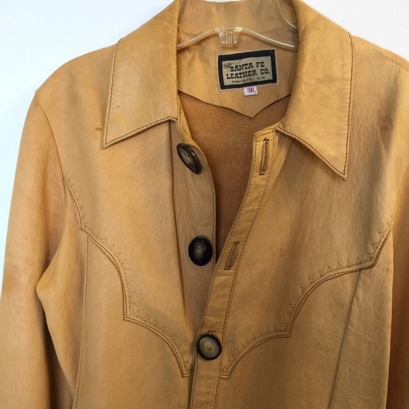 SANTA FE LEATHER Co 70s Western Deerskin Jacket - Picture 10 of 11